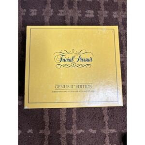 Vintage 1984 Trivial Pursuit Genus II Edition‎ Card Set For Master Game EUC